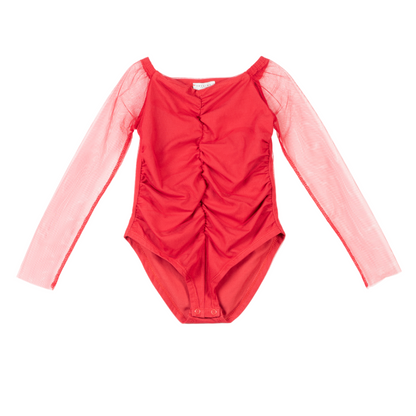 52B.42210224003 # Παιδικό Κορμάκι Τούλινο Κόκκινο