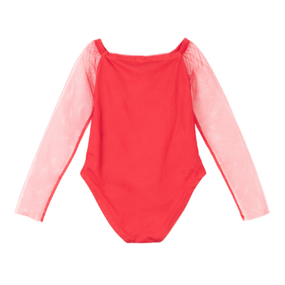 52B.42210224003 # Παιδικό Κορμάκι Τούλινο Κόκκινο