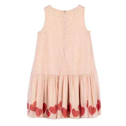 52B.42210240037 # Παιδικό Τούλινο Φόρεμα με Καρδιές
