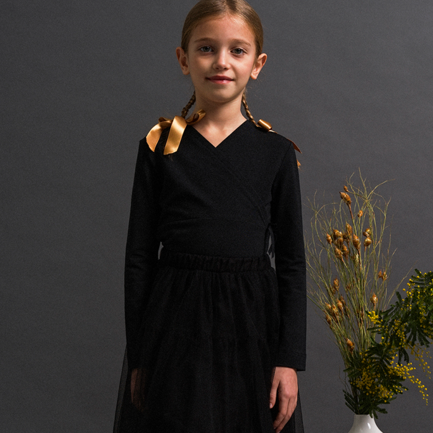 52B.42210322142 # Παιδική Μακρυμάνικη Μπλούζα Μαύρη