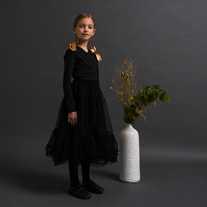 52B.42210322142 # Παιδική Μακρυμάνικη Μπλούζα Μαύρη