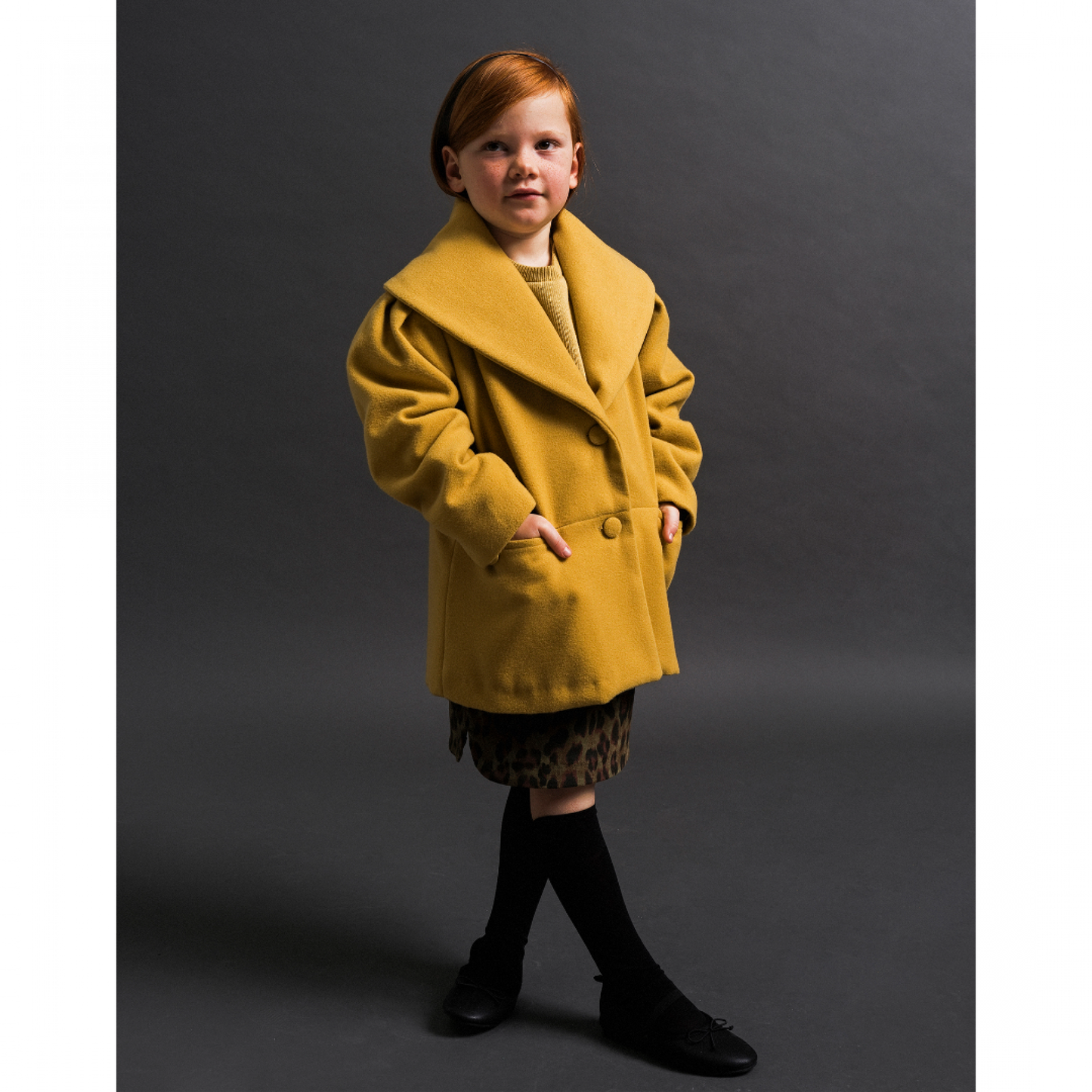 52B.42210364004 # Παιδικό Παλτό Yellow Mist