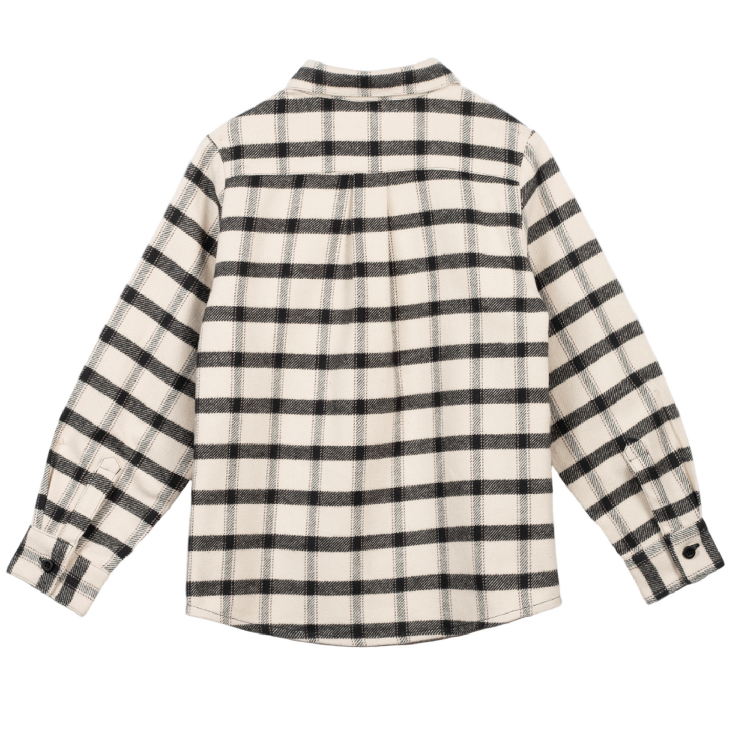 52B.42211223102 # Παιδικό Πουκάμισο Καρό Μαύρο