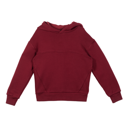 52B.42211322273 # Παιδικό Φούτερ με Κουκούλα Burgundy