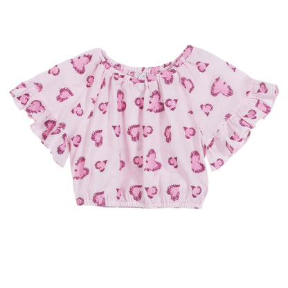 52A.42300220059 # Παιδική Μπλούζα Κροπ Hearts