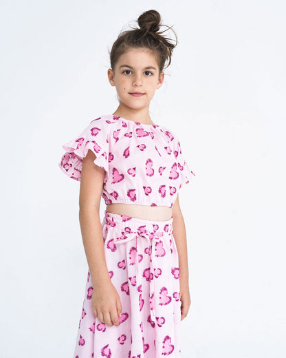 52A.42300220059 # Παιδική Μπλούζα Κροπ Hearts