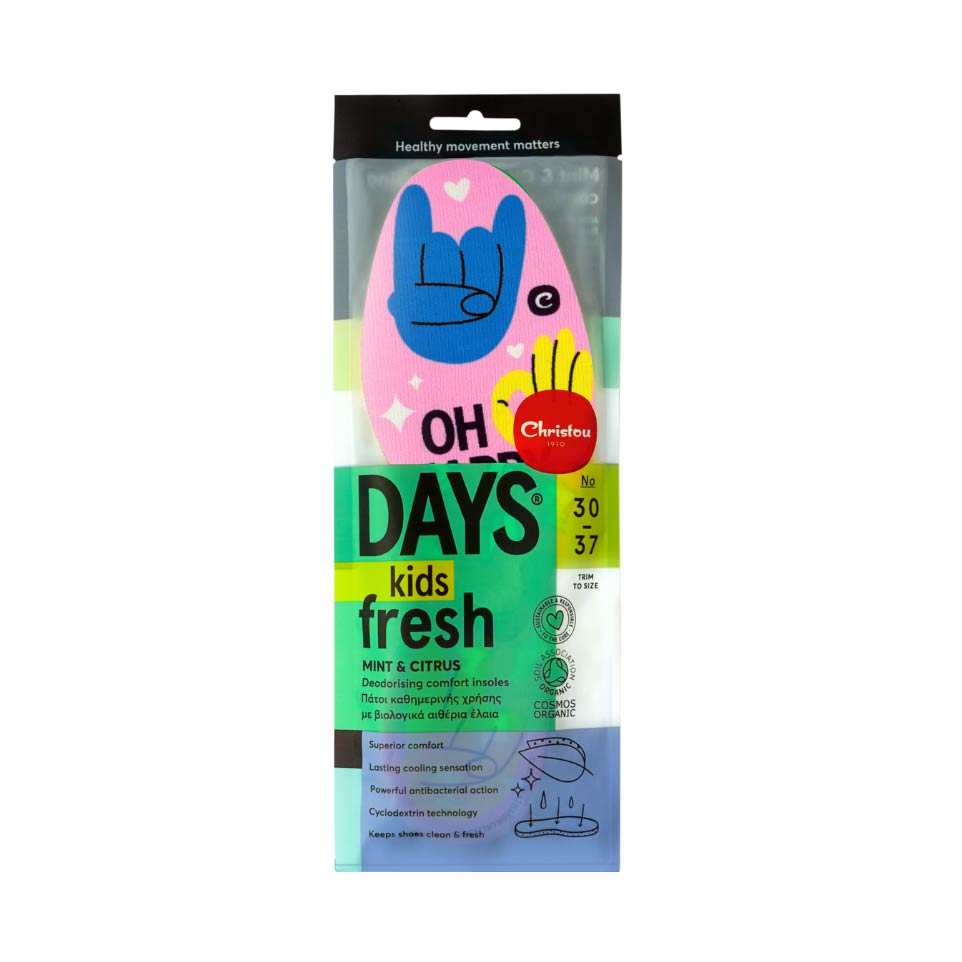 Αρωματικοί Πάτοι Παπουτσιών DAYS Fresh Oh Happy Pink