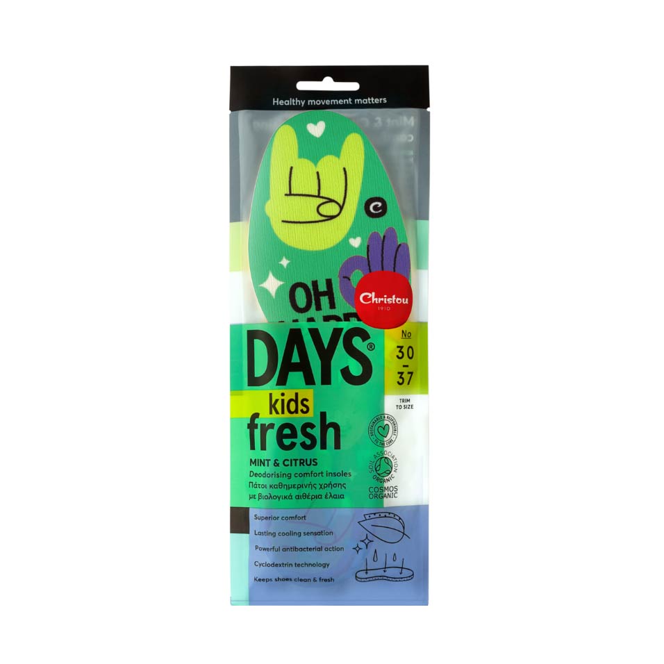 Αρωματικοί Πάτοι Παπουτσιών DAYS Fresh Thunder Green