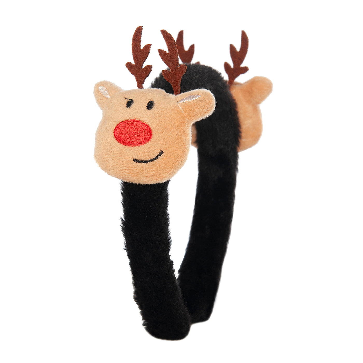 52B.xmas-head-fur-rudolf # Παιδική Γούνινη Στέκα Μαλλιών Rudolf