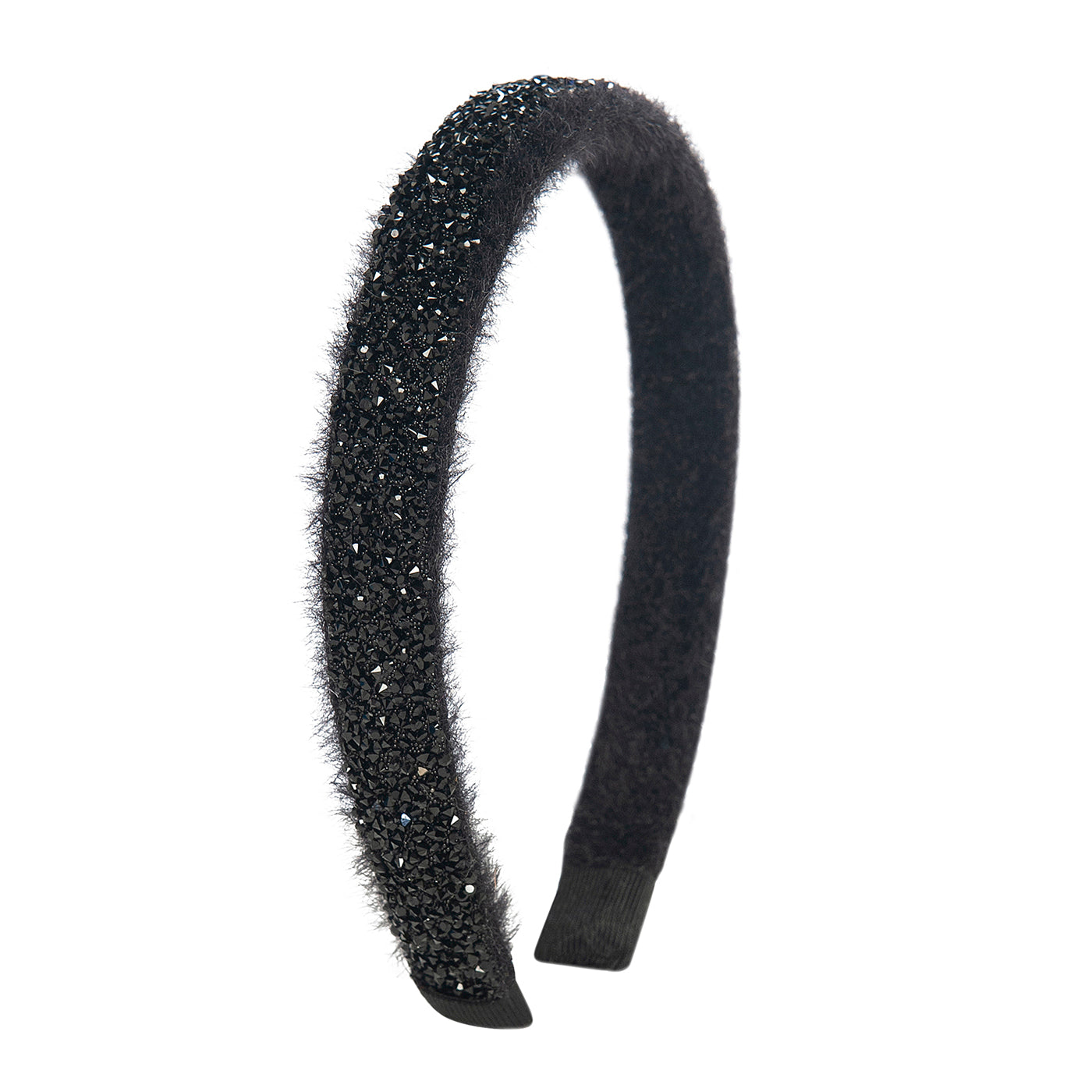 52B.xmas-head-sparkle-black # Kids Headband Sparkle Black