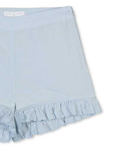 Παιδικό Ψηλόμεσο Σορτς Γαλάζιο