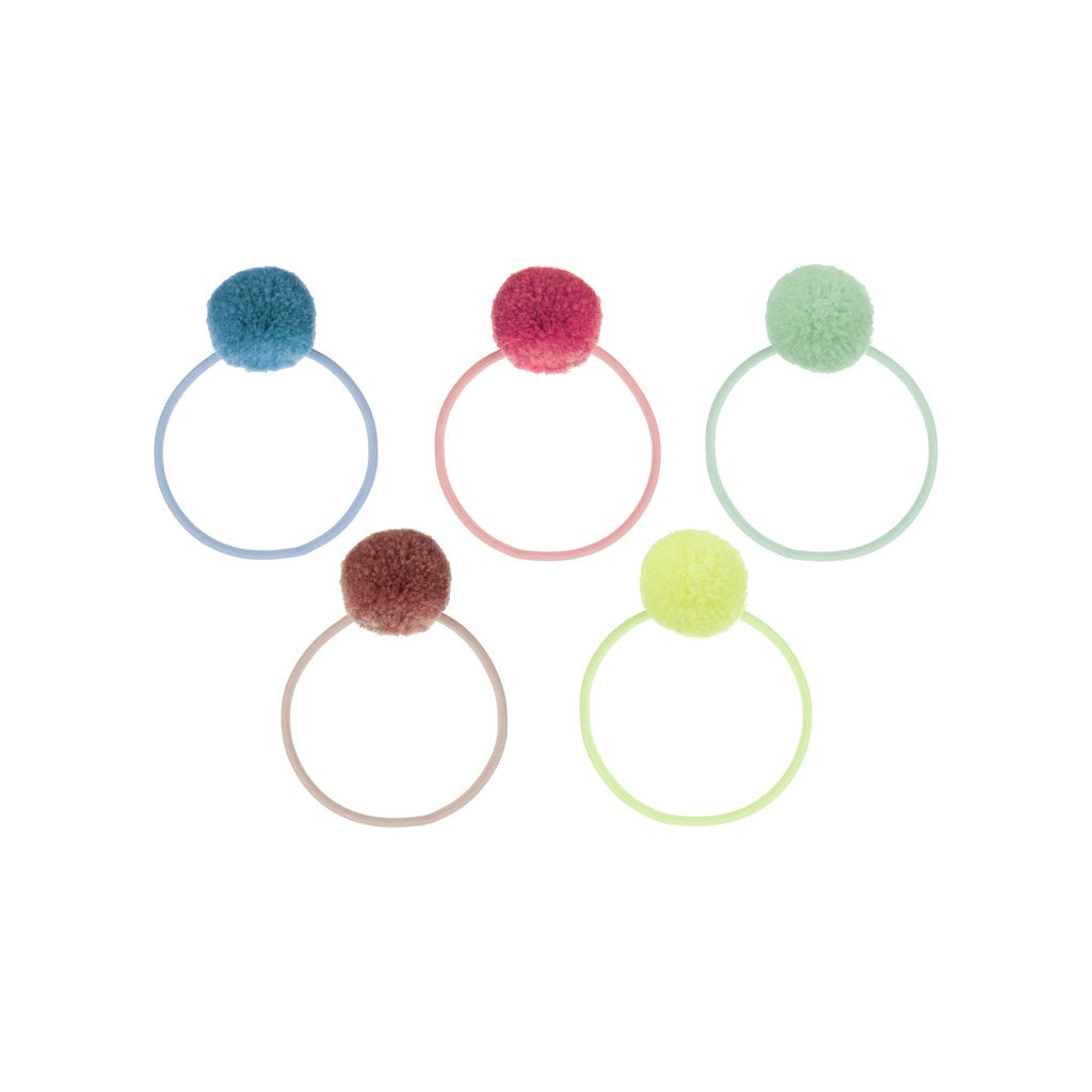 Σετ Παιδικά Λαστιχάκια Μαλλιών Pom-Pom Brights