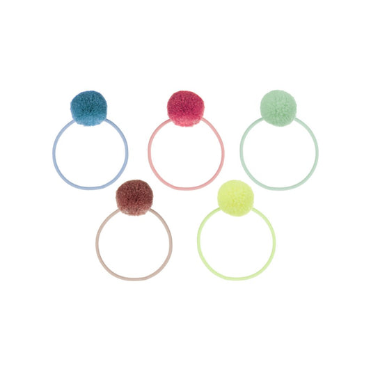Σετ Παιδικά Λαστιχάκια Μαλλιών Pom-Pom Brights