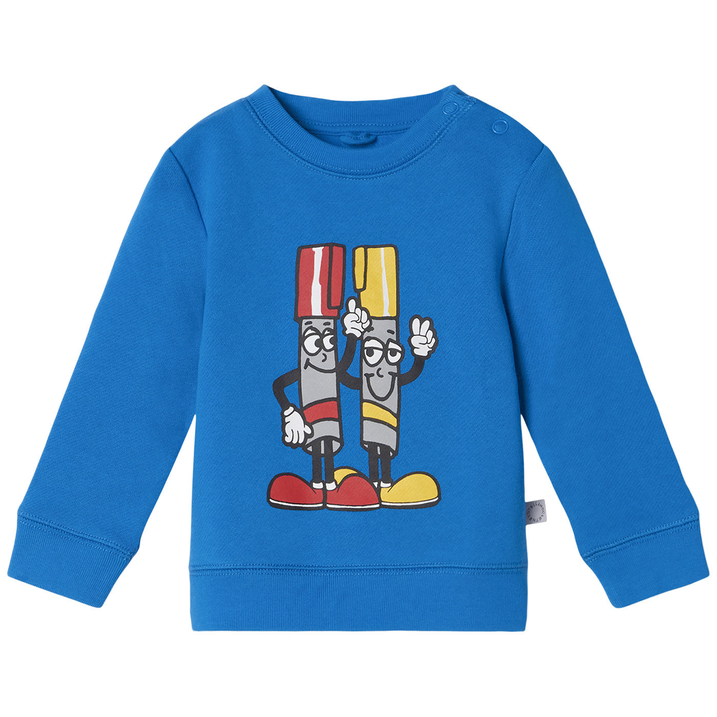 Βρεφική Μπλούζα Φούτερ Painting Tubes Blue