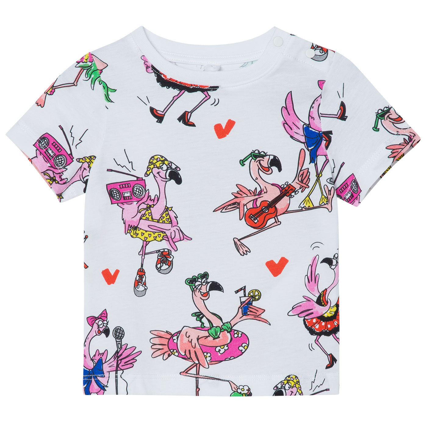 Βρεφική Μπλούζα T-Shirt Flamingo Party