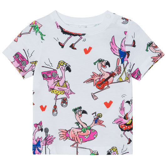 Βρεφική Μπλούζα T-Shirt Flamingo Party