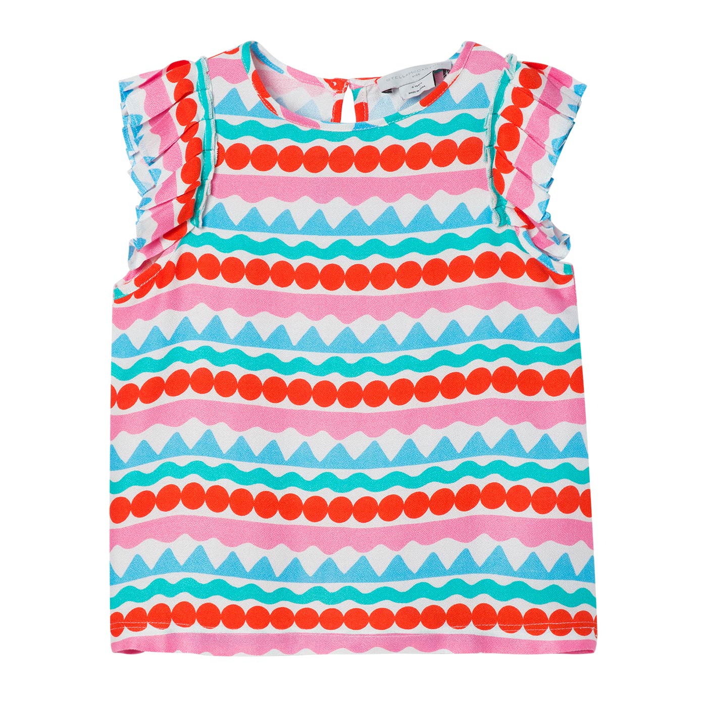 Παιδική Μπλούζα με Φρου-Φρου Graphic Stripes