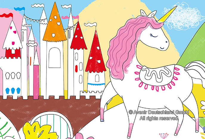 Σετ Silky Κηρομπογιές Unicorn