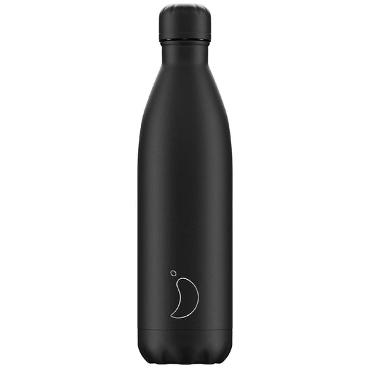 Μπουκάλι Θερμός Ματ All Black 750ml