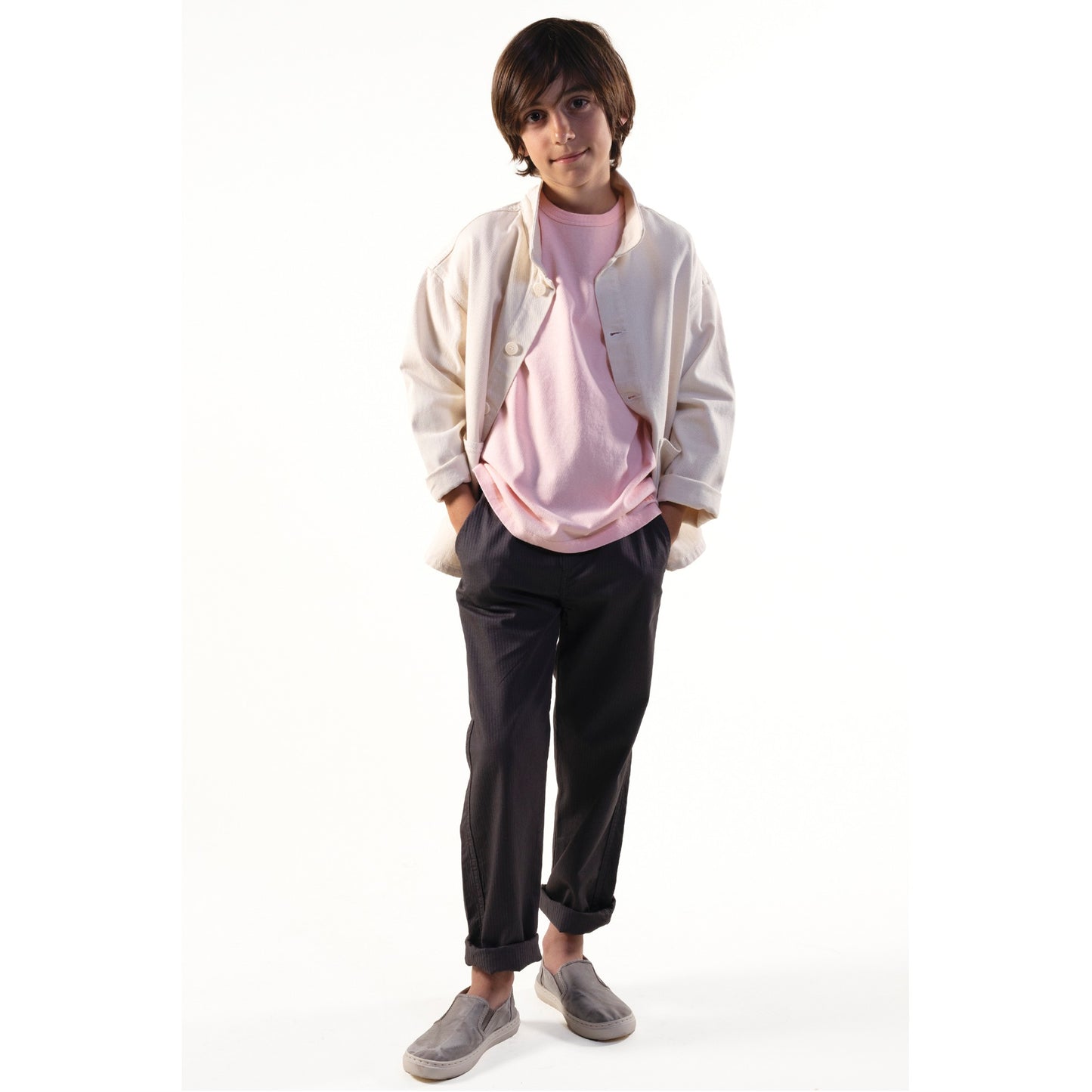 62A.MUSTANG_949_CAVIAR # Kids Chino Trousers Mustang Caviar 