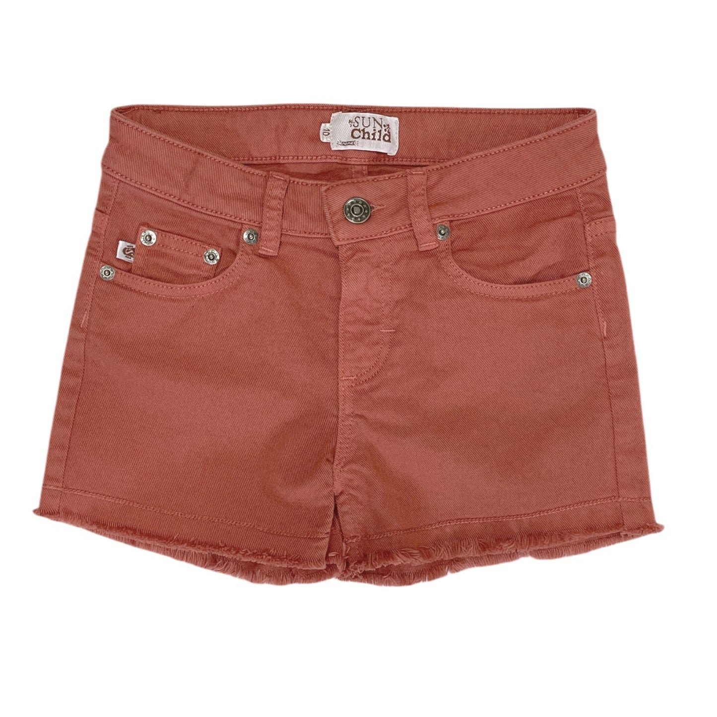 62A.PRASLIN_203_CACAO # Kids Denim Shorts Praslin Cacao