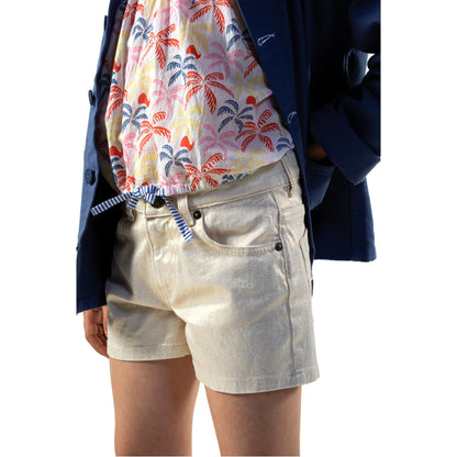62A.PRASLIN_204_PEPITE # Kids Shorts Praslin Metallic 