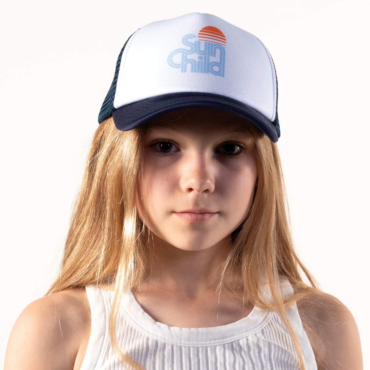 62A.TRUCKER SUNSET_9000_OBSCUR # Kids Cap Sunset Obscur 