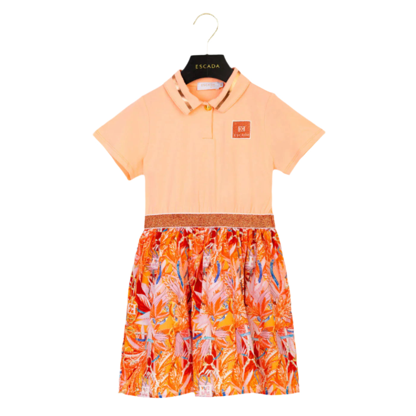 52A.ESC71223437 # Παιδικό Φόρεμα Batiste Peach