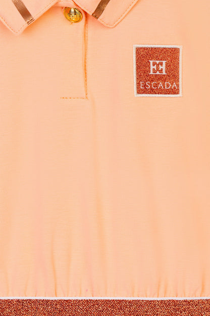 52A.ESC71223437 # Παιδικό Φόρεμα Batiste Peach