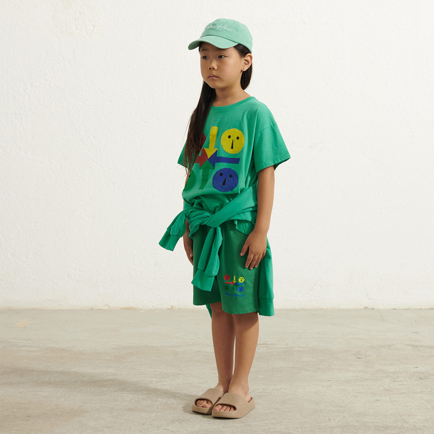 Παιδικό Σορτς Parchis Green