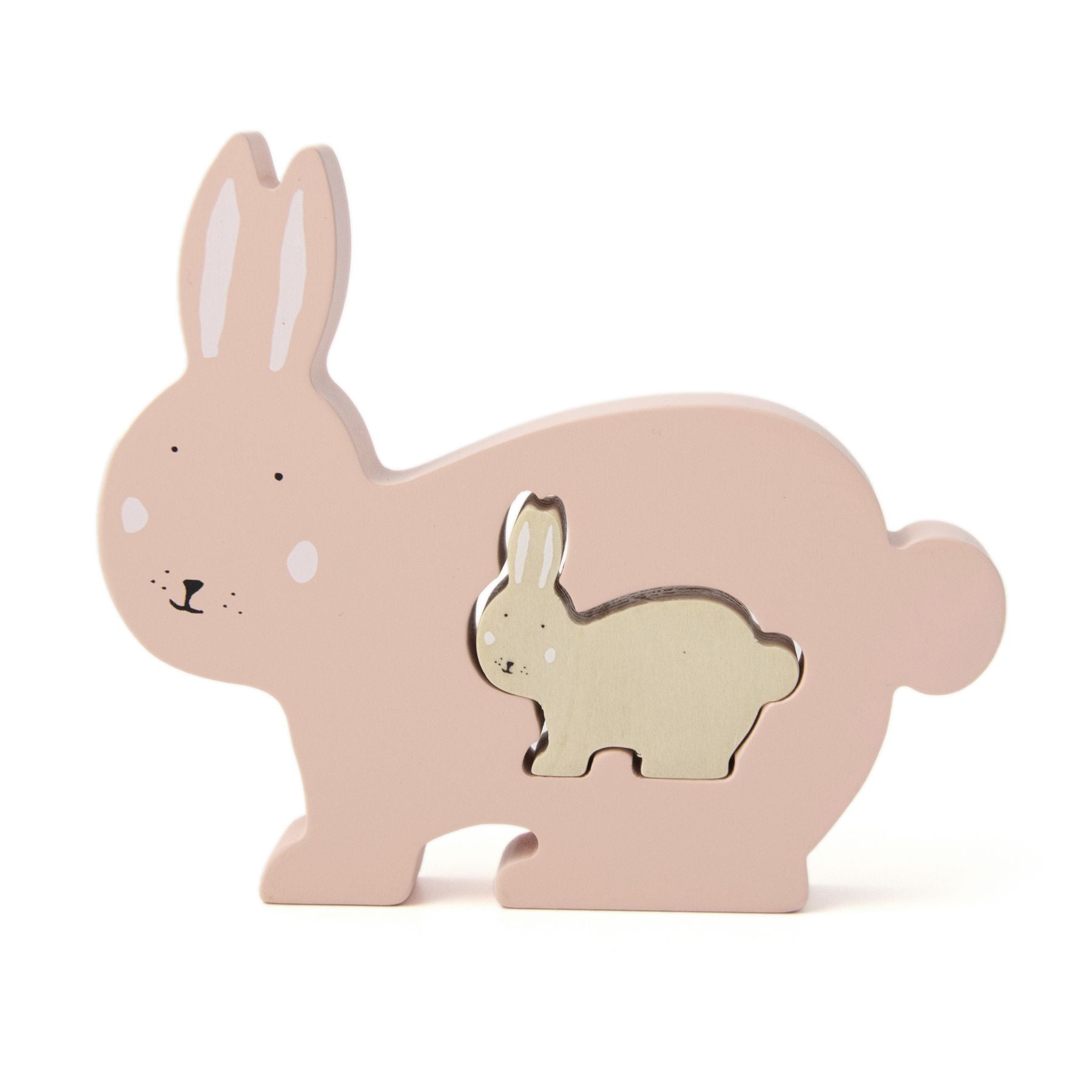 Ξύλινο Παζλ Mrs Rabbit
