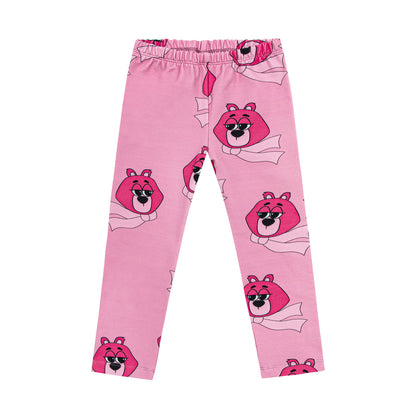 52B.BEAR PINK _LEGGINGS # Παιδικό Κολάν Bear Pink