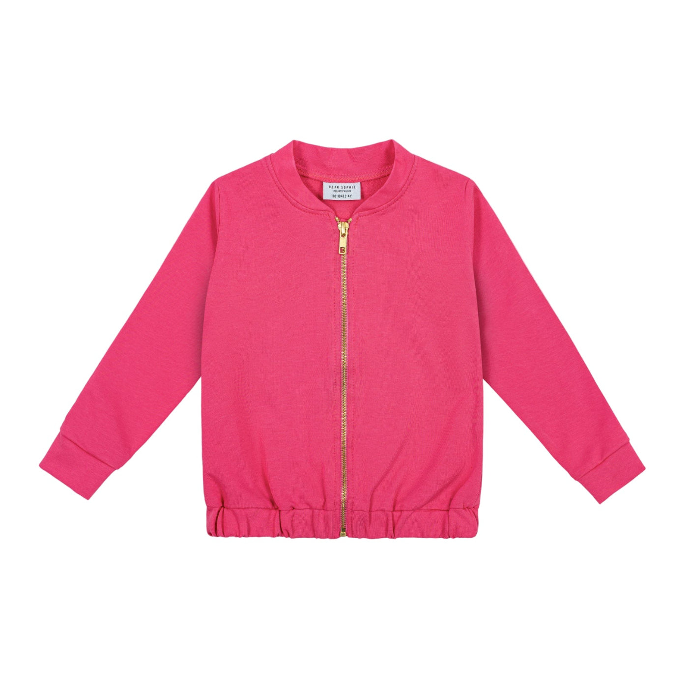52B.BEAR PINK _BOMBER # Παιδική Ζακέτα Bomber Bear Pink