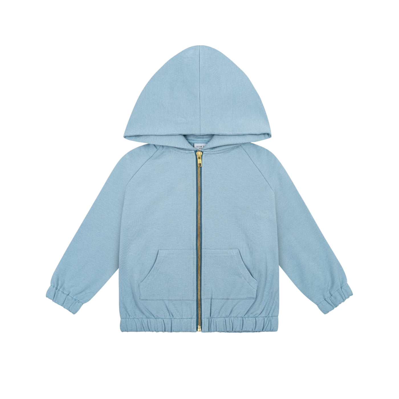 52B.BEAR BLUE _HOODIE # Παιδική Ζακέτα Φούτερ Bear Blue