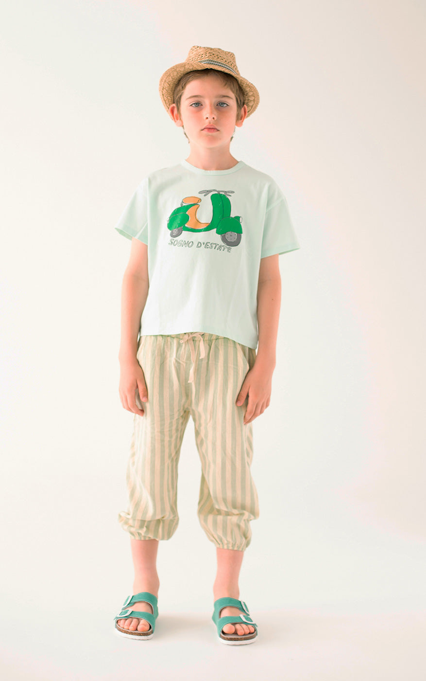 Παιδική Μπλούζα T-Shirt Scooter Pistachio