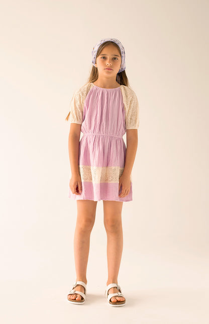 Παιδικό Φόρεμα Chiara Lilac Crinkle