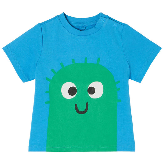Βρεφική Μπλούζα T-Shirt Cactus Mπλε