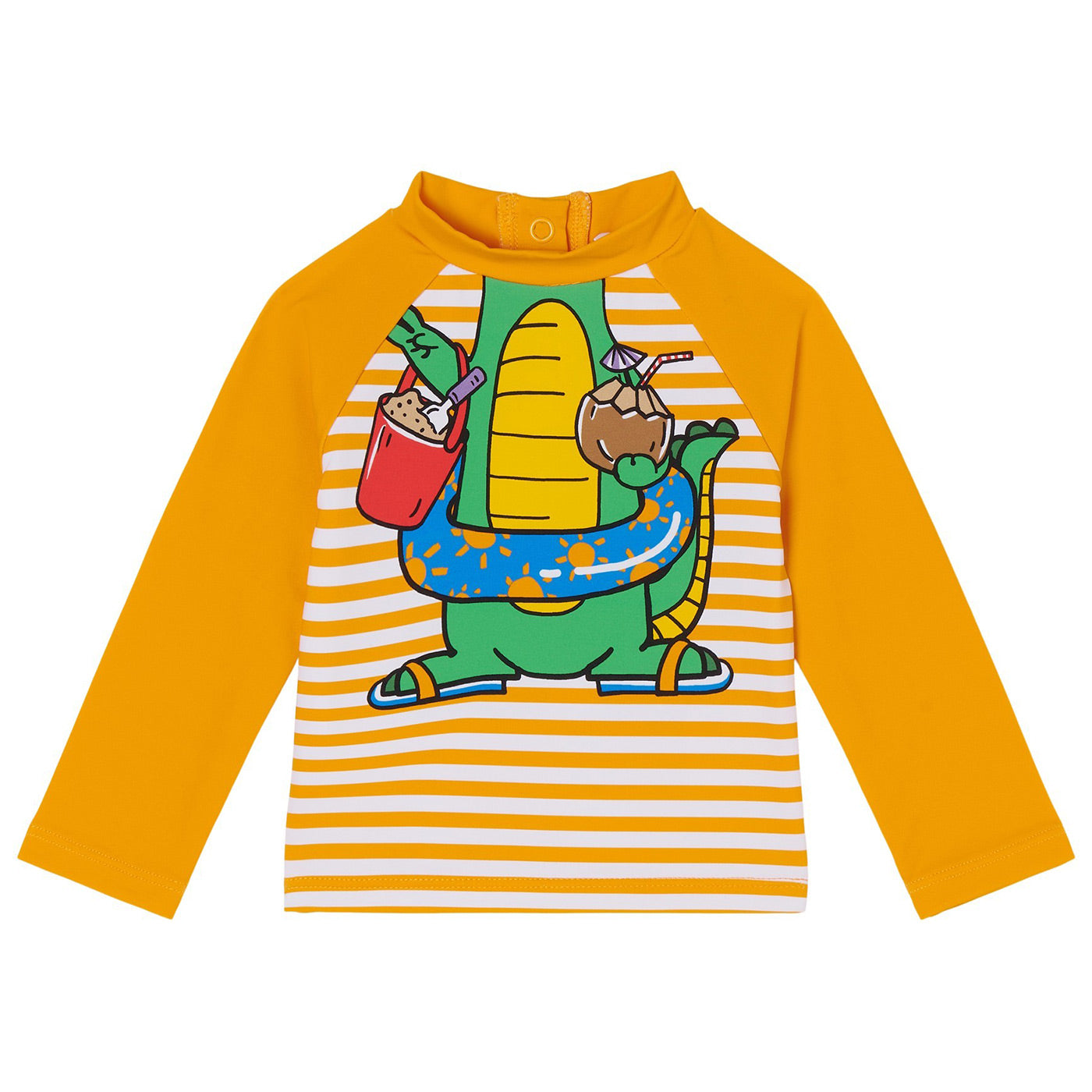 Βρεφική Μπλούζα για τη Θάλασσα Beach Croco