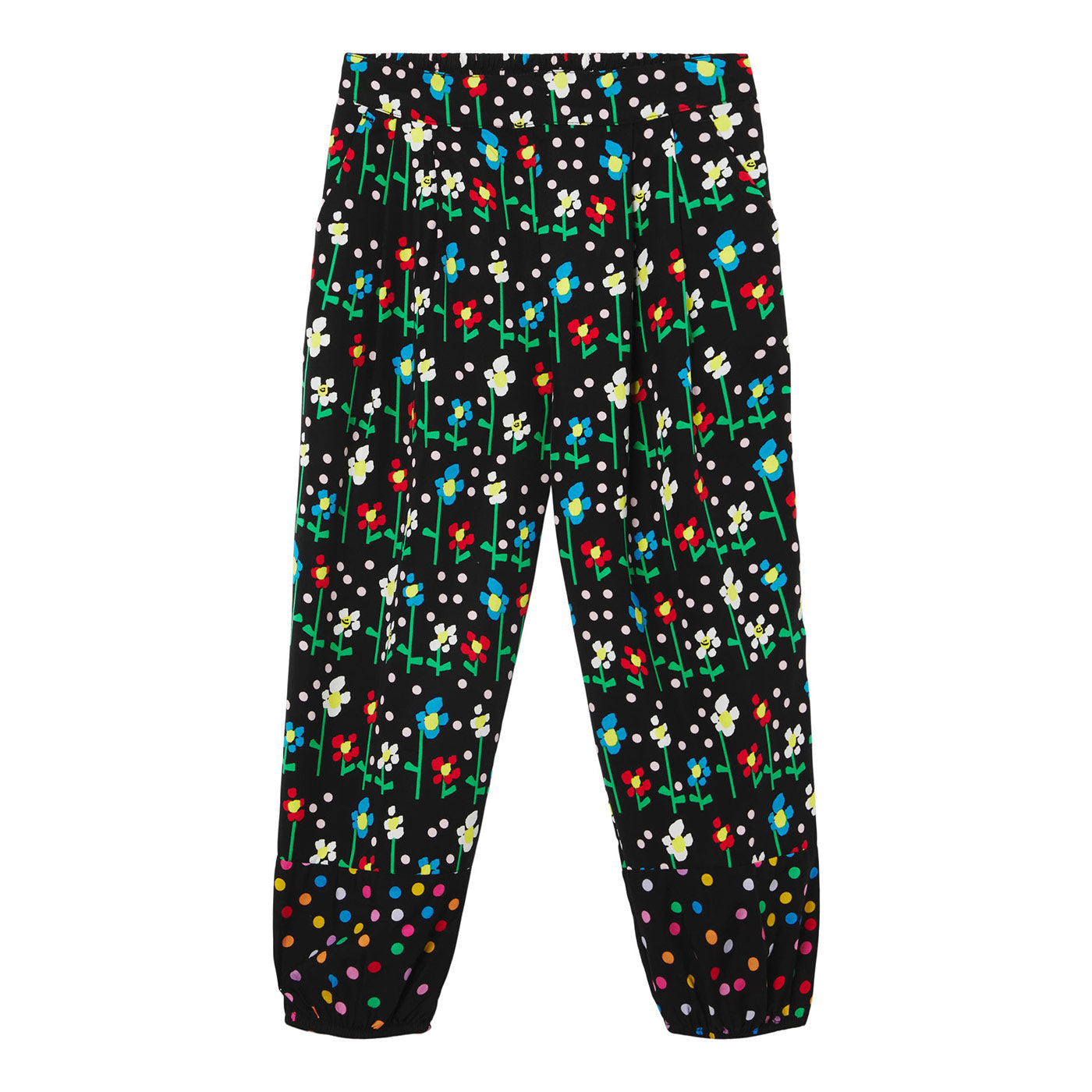 Παιδικό Παντελόνι Floral Black