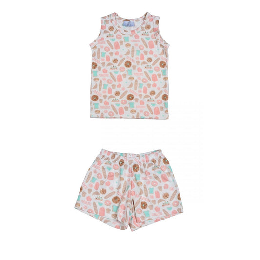 Παιδική Αμάνικη Πυτζάμα Summer Brunch