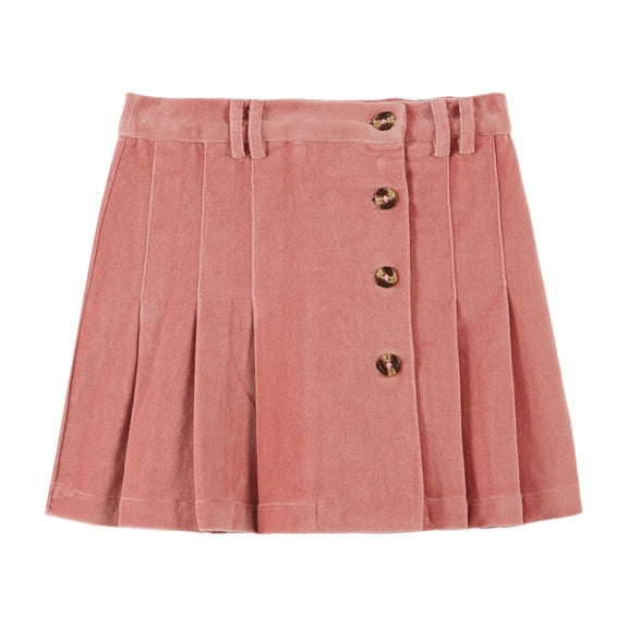 Παιδική Βελούδινη Φούστα Blush Pink