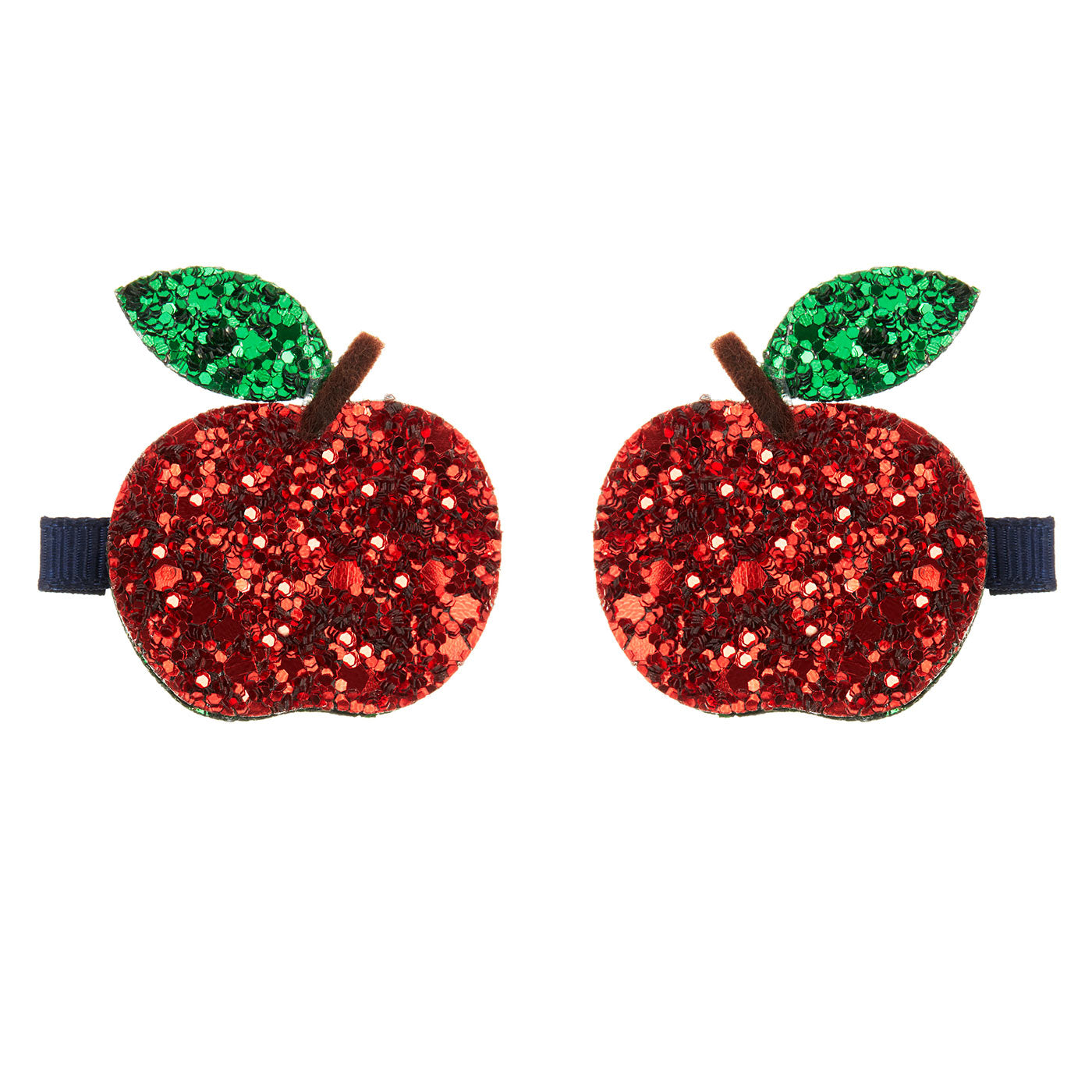 Σετ Παιδικά Κλιπ Μαλλιών Apples Glitter