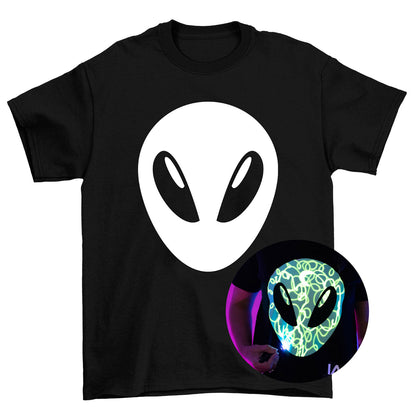 99.IA50042 # Παιδική Μπλούζα T-Shirt Glow in the Dark Alien