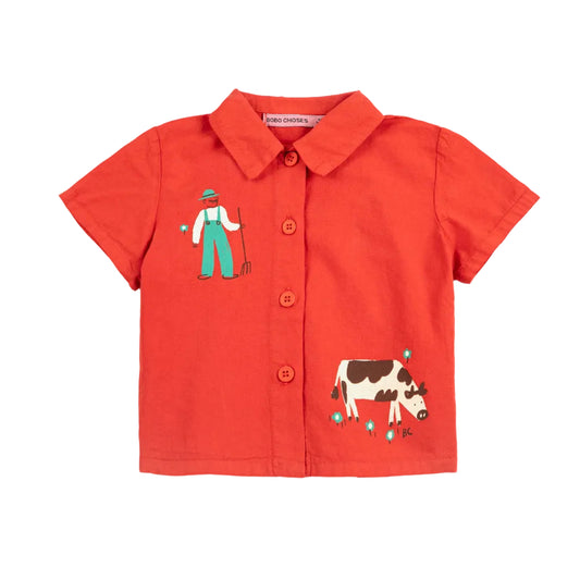 62A.B126AB028_611 # Βρεφικό Πουκάμισο Farm Adventure