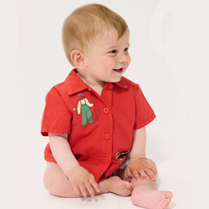 62A.B126AB028_611 # Βρεφικό Πουκάμισο Farm Adventure