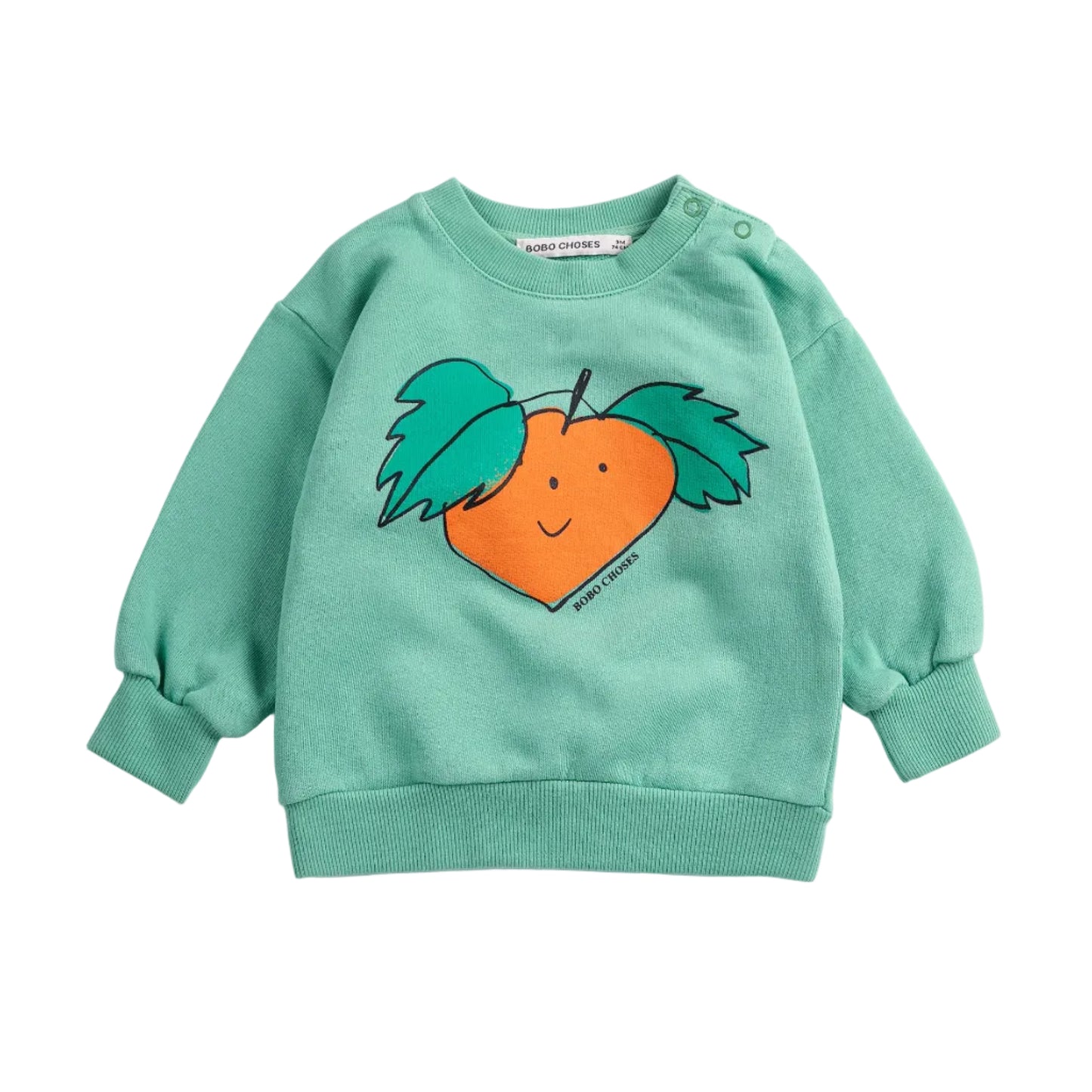 62A.B126AB042_311 # Βρεφική Μπλούζα Φούτερ Tangerine