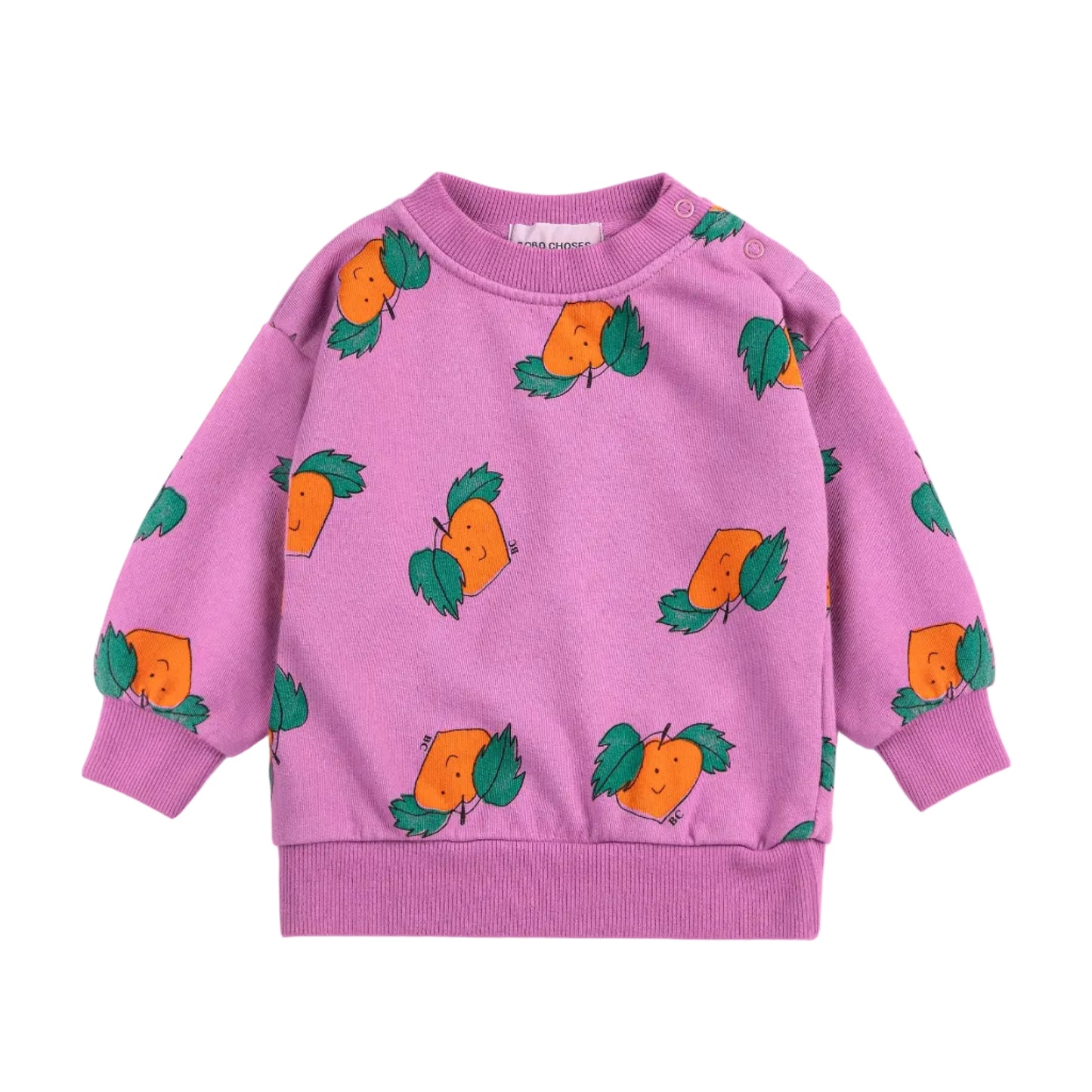 62A.B126AB043_561 # Βρεφική Μπλούζα Φούτερ Tangerine All Over