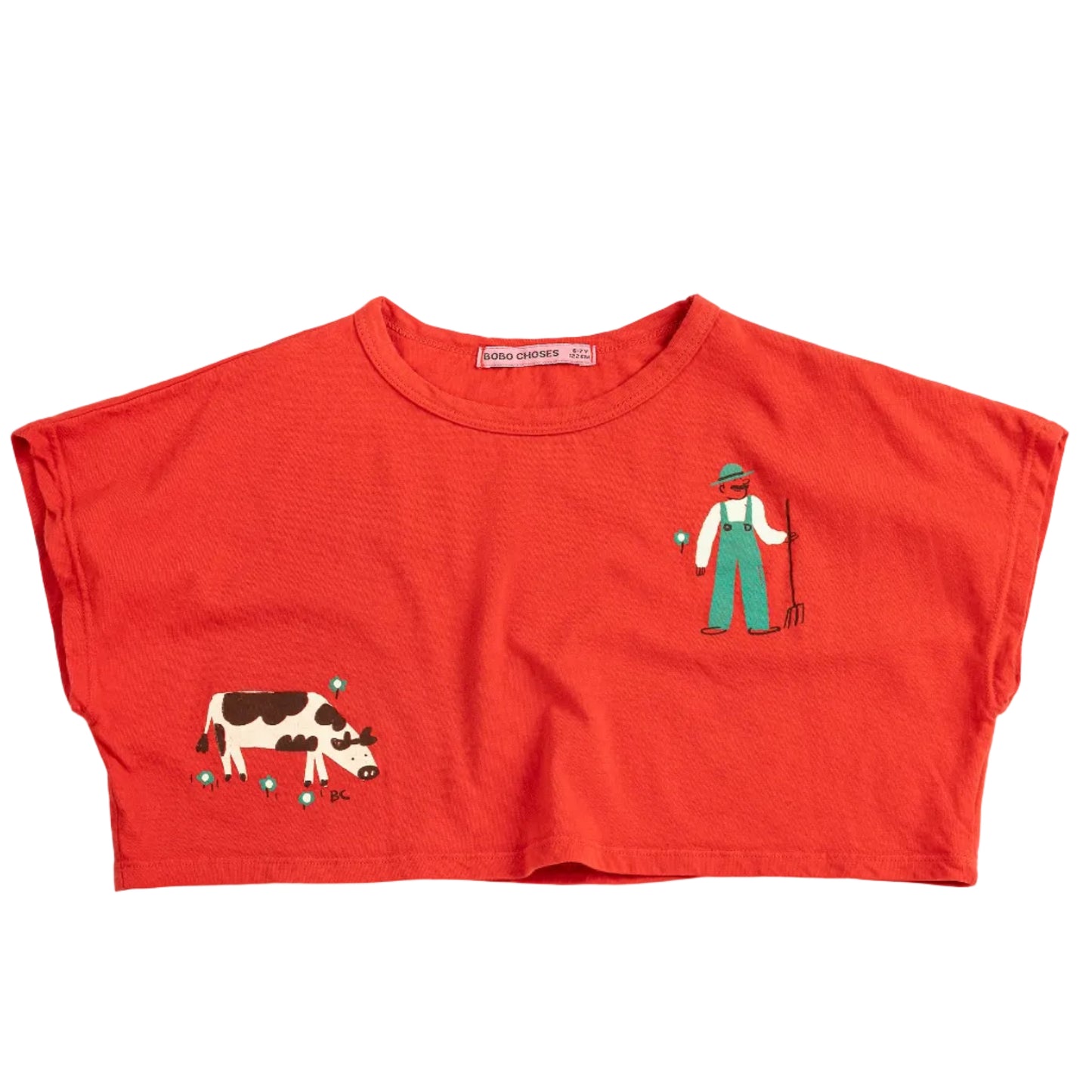62A.B126AC024_611 # Παιδική Μπλούζα T-Shirt Cropped Farm Adventure