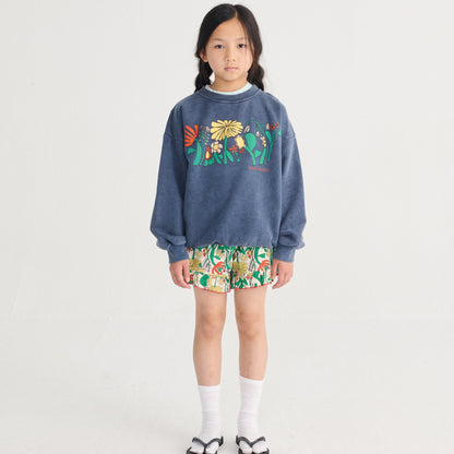 62A.B126AC042_411 # Παιδική Μπλούζα Φούτερ Color Herbalist