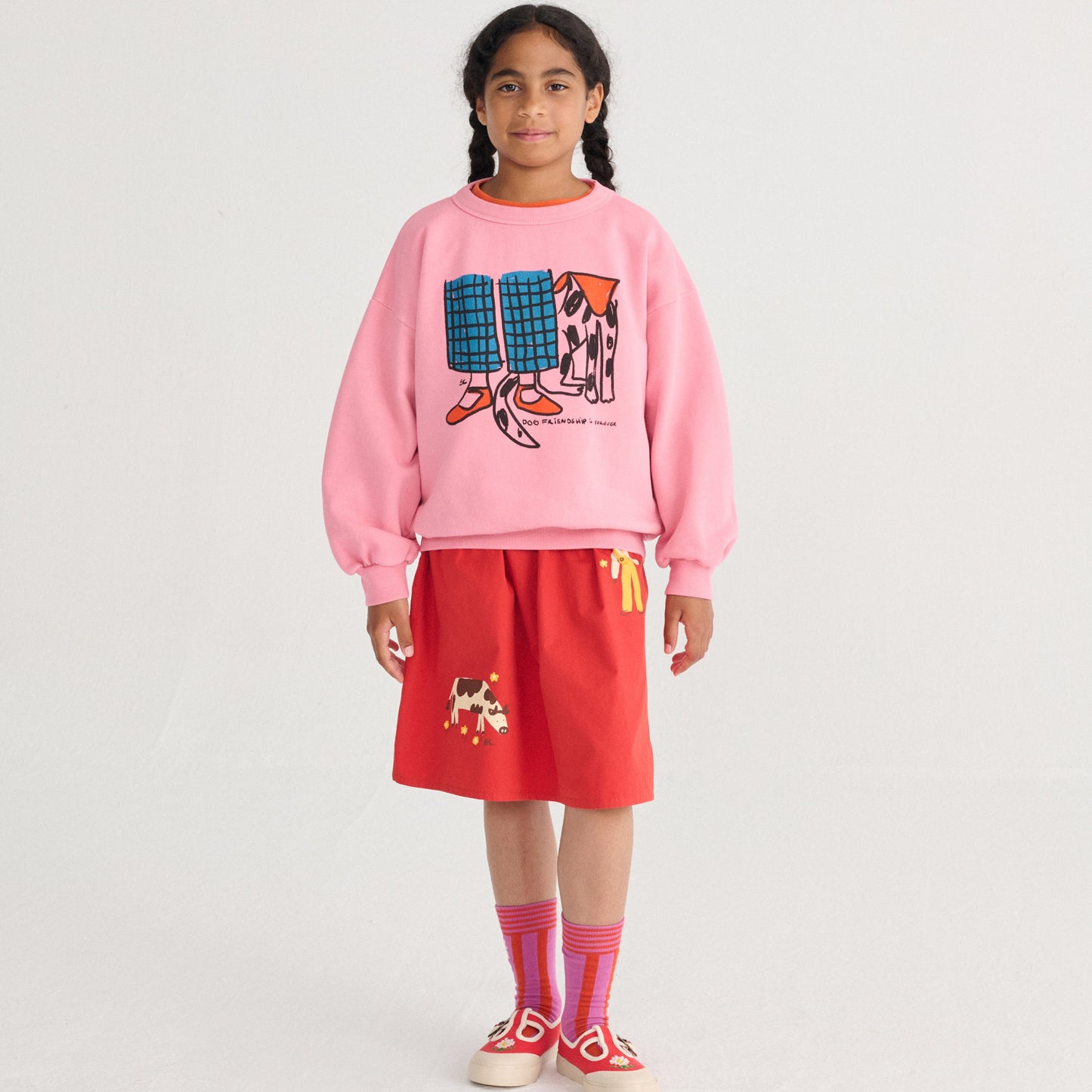 62A.B126AC047_661 # Παιδική Μπλούζα Φούτερ Dog Friendship
